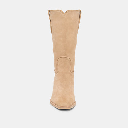 VERGIL BOOTS CAMEL SUEDE