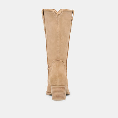 VERGIL BOOTS CAMEL SUEDE