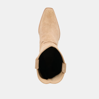 VERGIL BOOTS CAMEL SUEDE