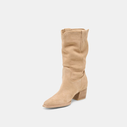 VERGIL BOOTS CAMEL SUEDE