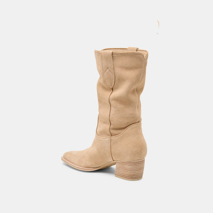 VERGIL BOOTS CAMEL SUEDE