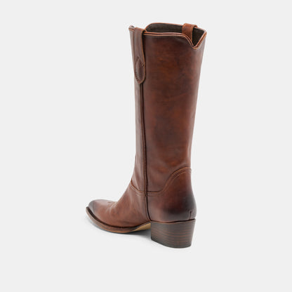 VIGLA BOOTS CHESTNUT LEATHER