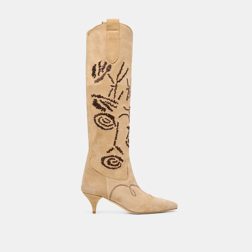 Wilde Sand Suede Boots | Dolce Vita