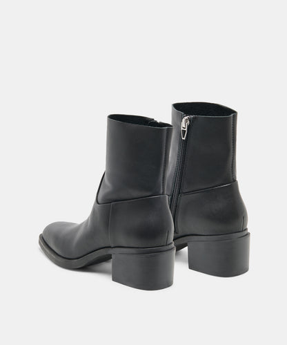 ZELO H2O BOOTIES BLACK LEATHER