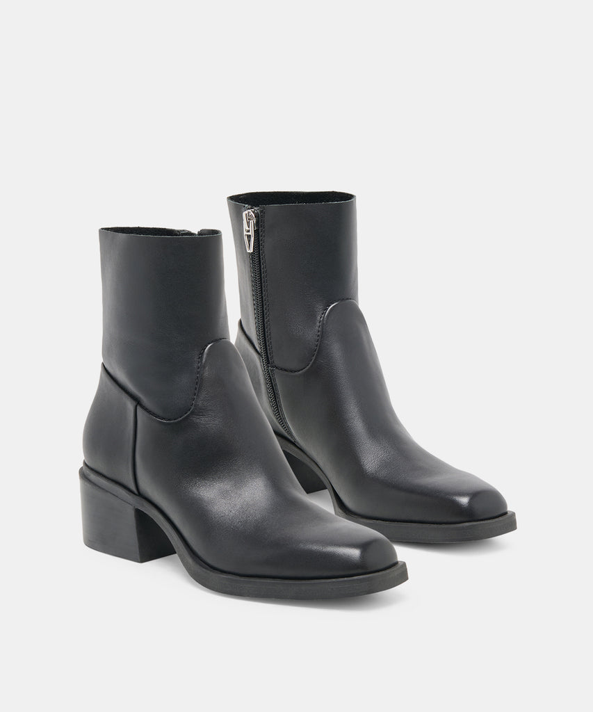 ZELO H2O BOOTIES BLACK LEATHER