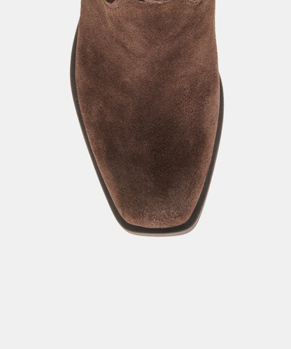 ZELO H2O BOOTIES DK BROWN SUEDE