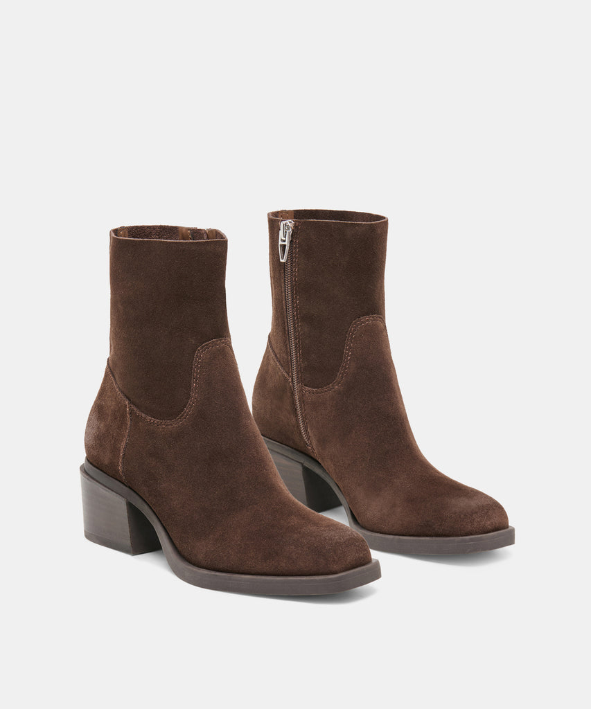 ZELO H2O BOOTIES DK BROWN SUEDE