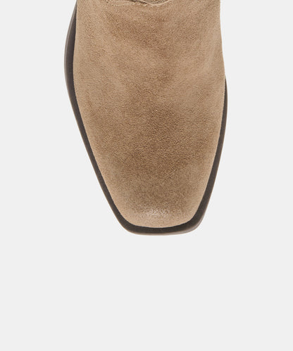 ZELO H2O BOOTIES OLIVE SUEDE