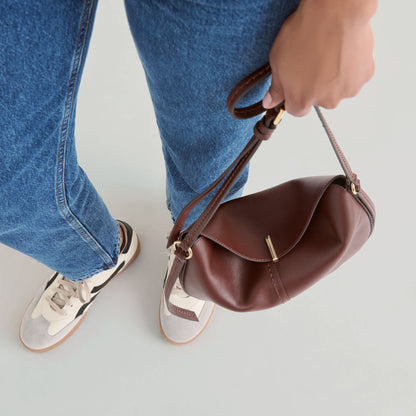 BURANO CROSSBODY BROWN LEATHER
