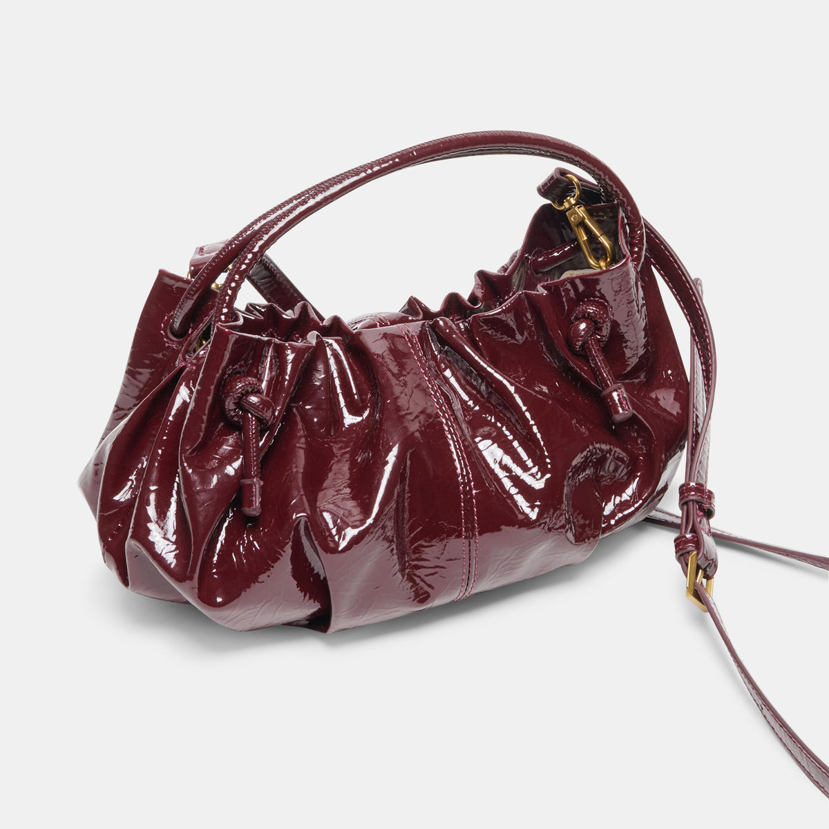 COCOA CROSSBODY OXBLOOD PATENT STELLA - view 2