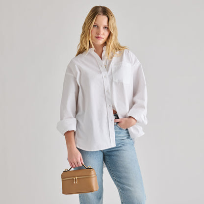 LEONY CROSSBODY TAN LEATHER