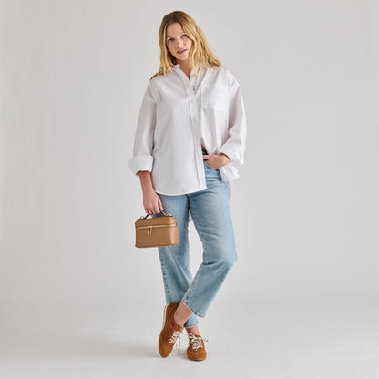 LEONY CROSSBODY TAN LEATHER