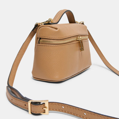 LEONY CROSSBODY TAN LEATHER