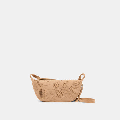 LIPARI CROSSBODY BEIGE SUEDE