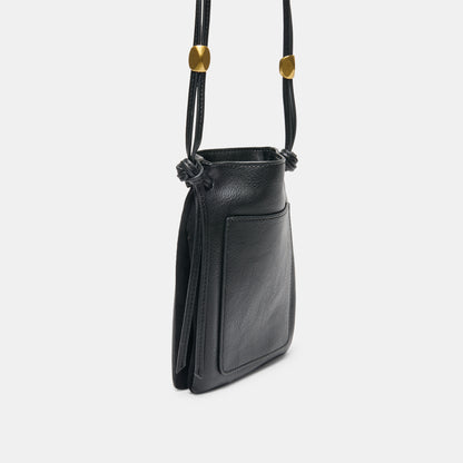 LYRIK CROSSBODY BLACK LEATHER