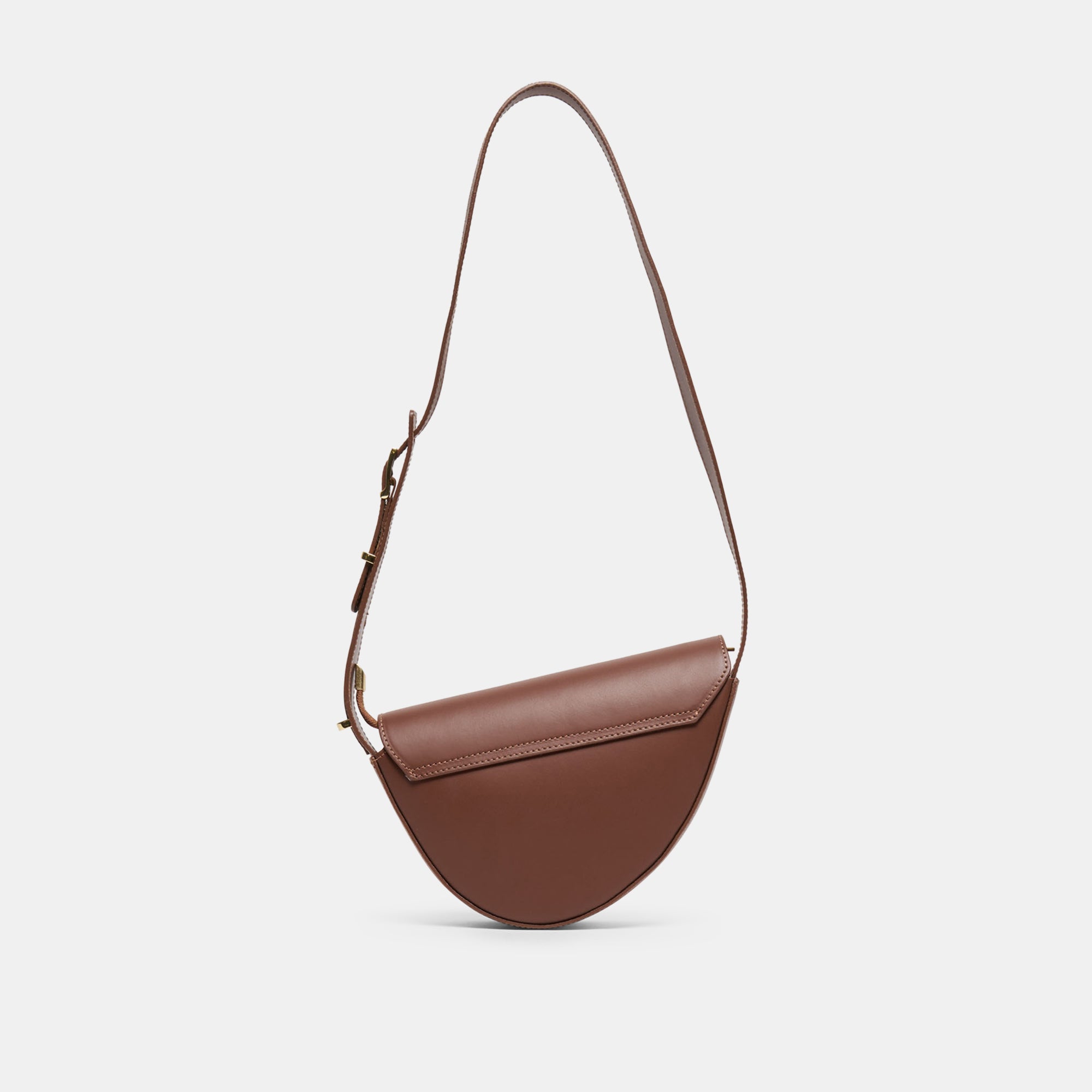 SABINE SHOULDER BAG BROWN LEATHER