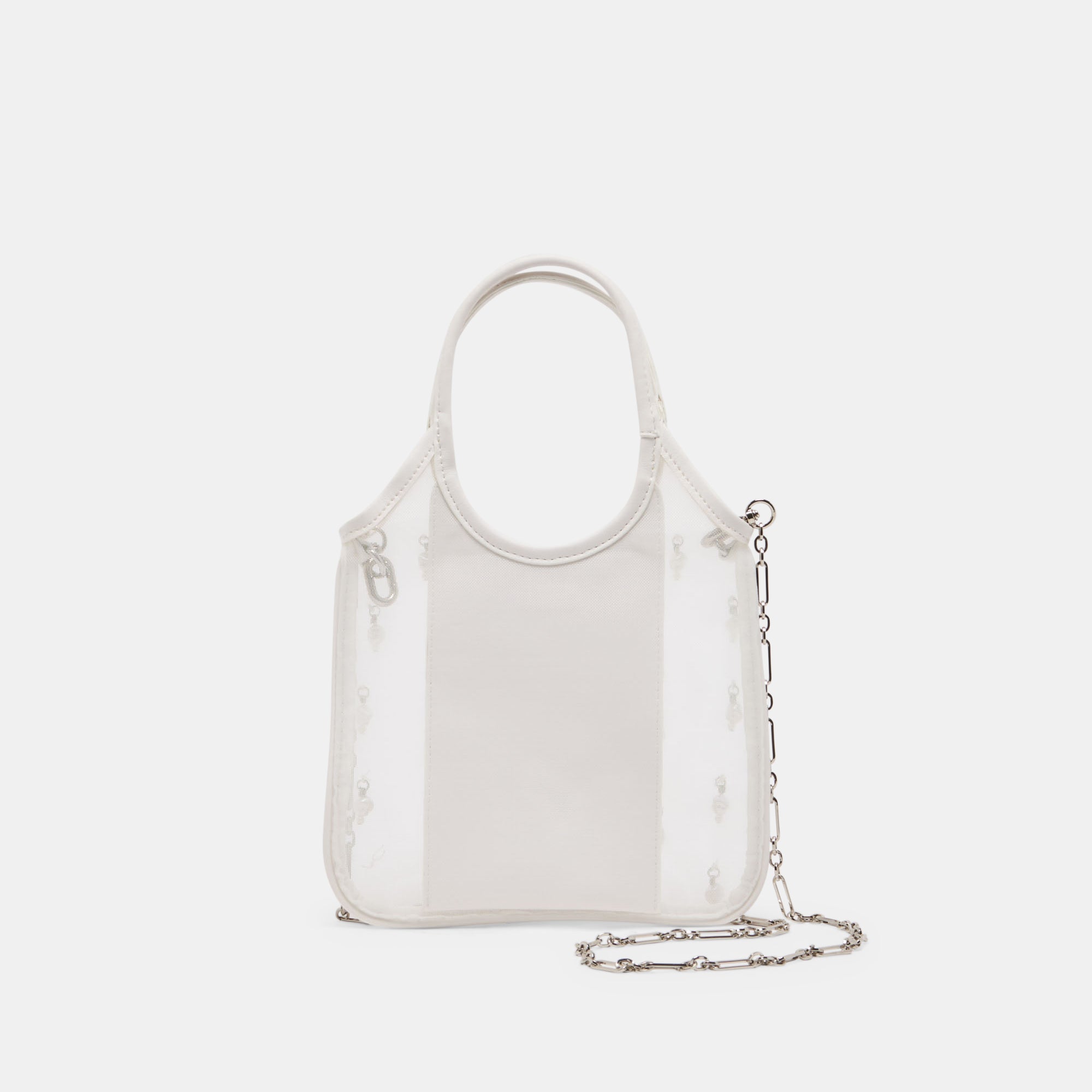SYLVENE PEARL CROSSBODY WHITE MESH - view 5