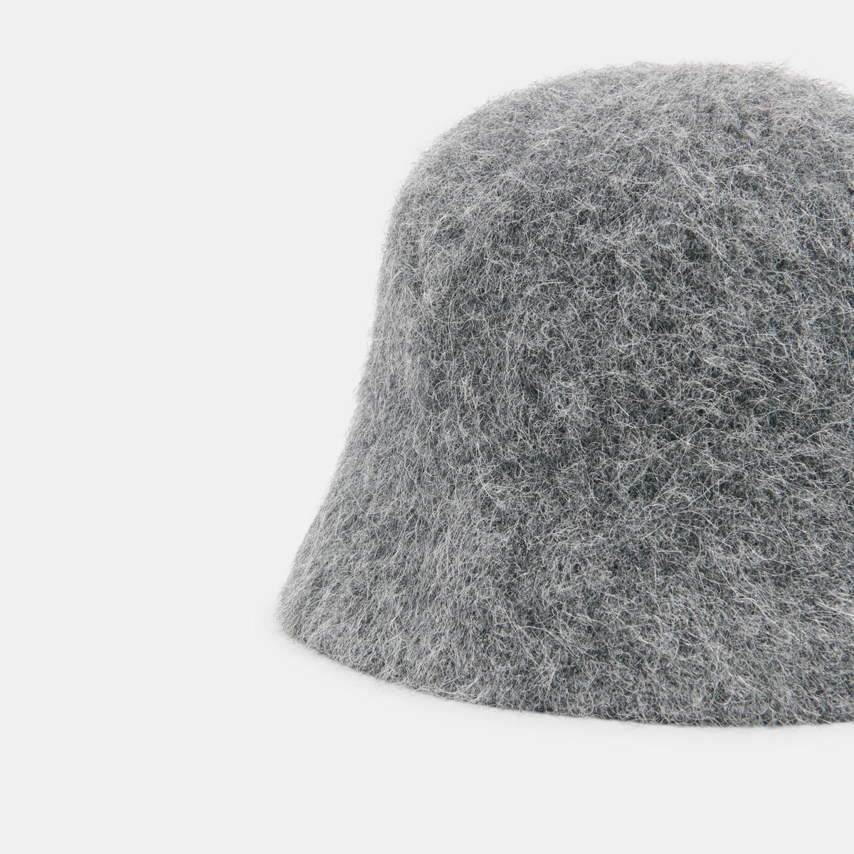 EYELASH BUCKET HAT DARK HEATHER GREY - view 3