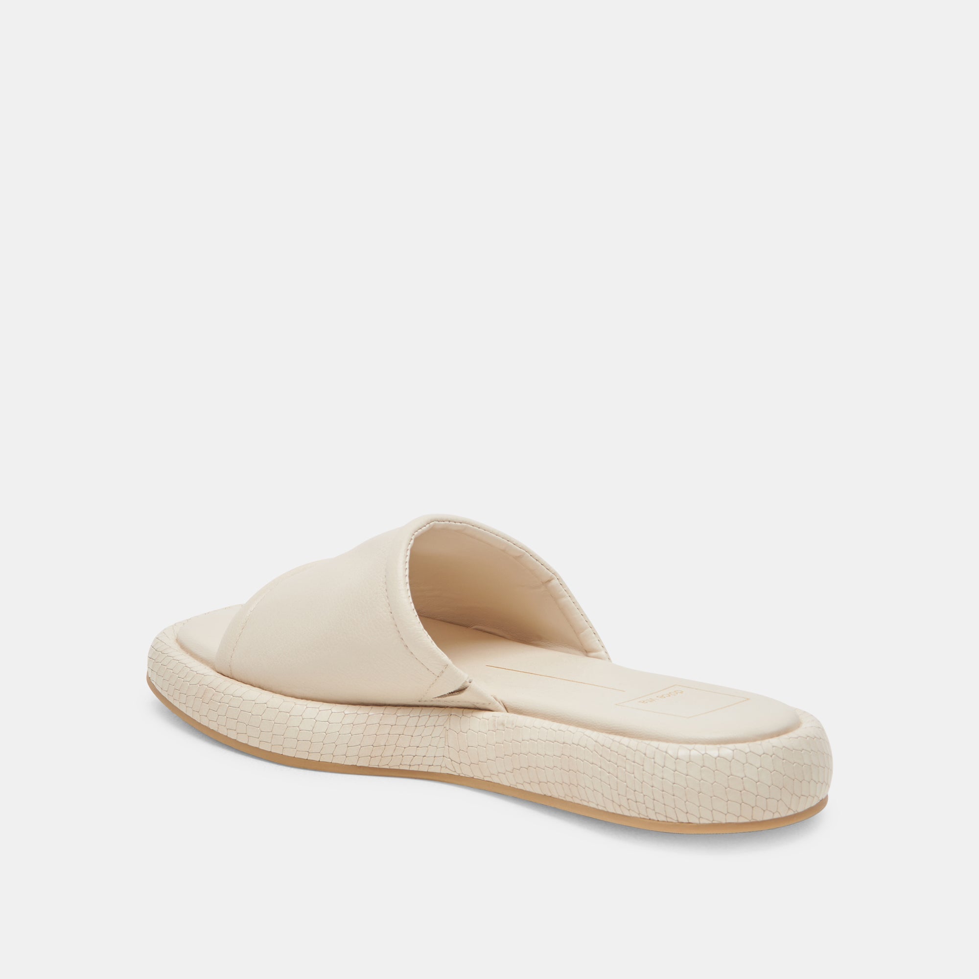 AISHA SANDALS IVORY LEATHER - view 7