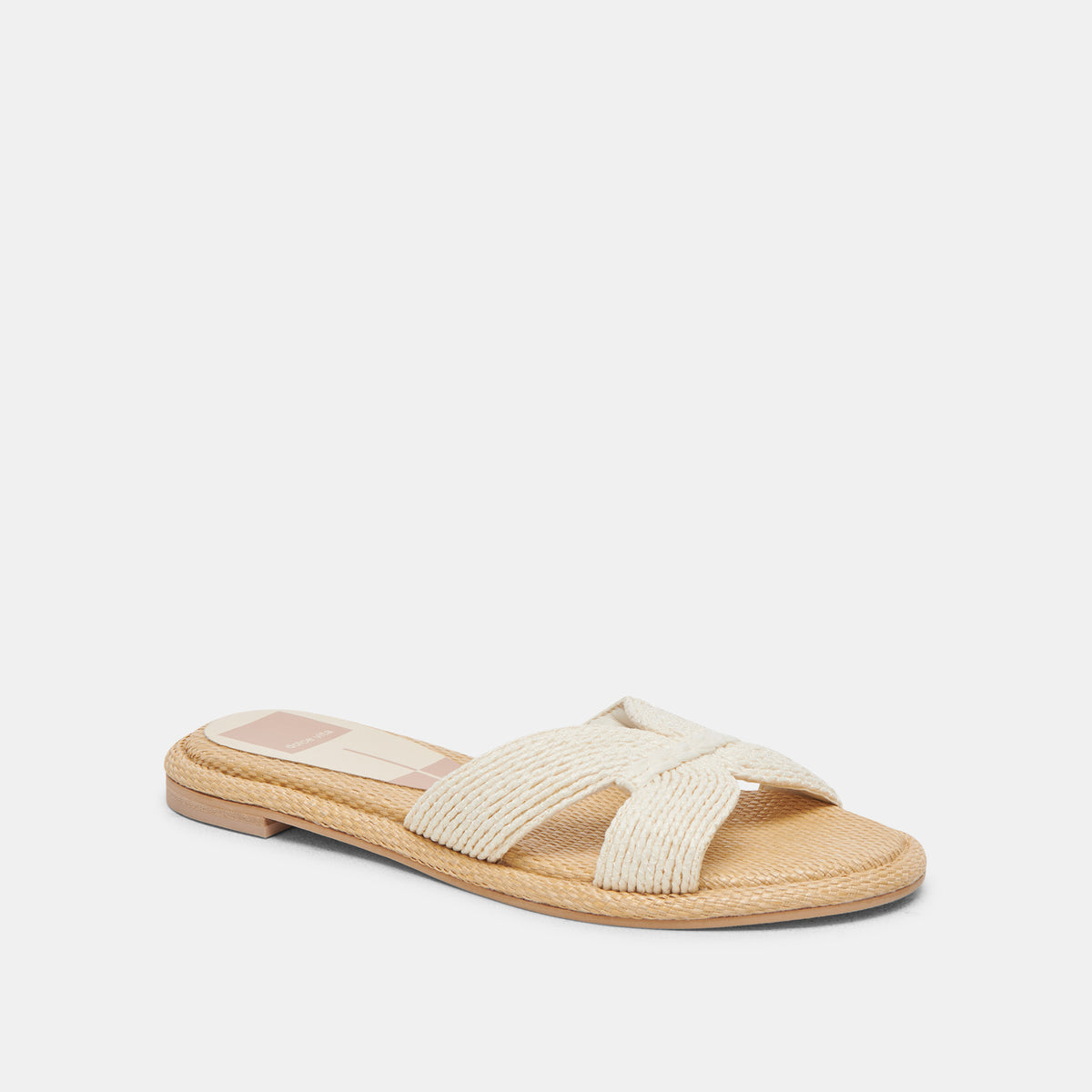 ATOMIC Sandals White Raffia | Women's White Raffia Sandals – Dolce Vita