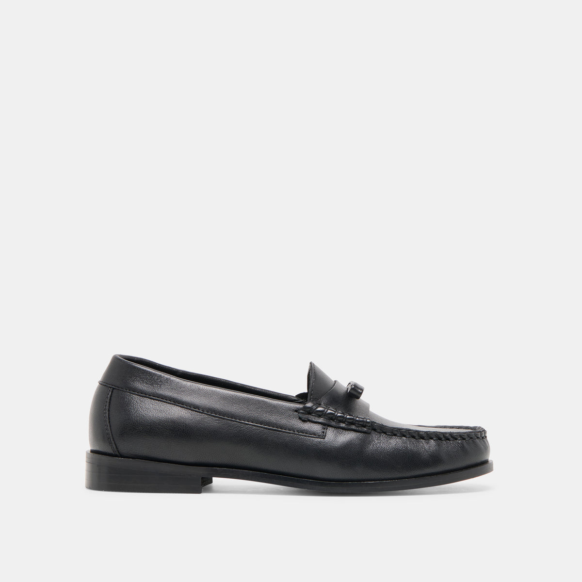 Barney Black Leather Loafers | Dolce Vita