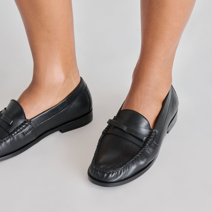 BARNEY LOAFERS BLACK LEATHER