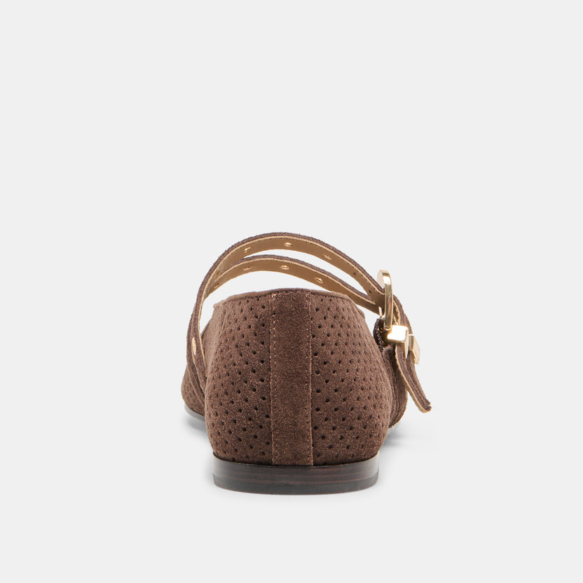 Baylee Grommet Perforated Suede main image 0
