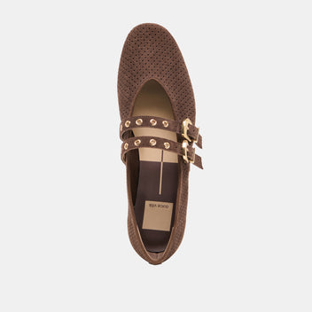 Baylee Grommet Perforated Suede