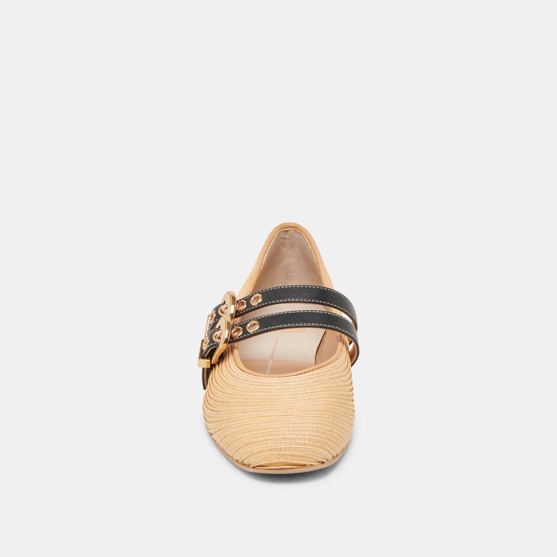 CC 25 Ballet Flat Blue Beige Raffia