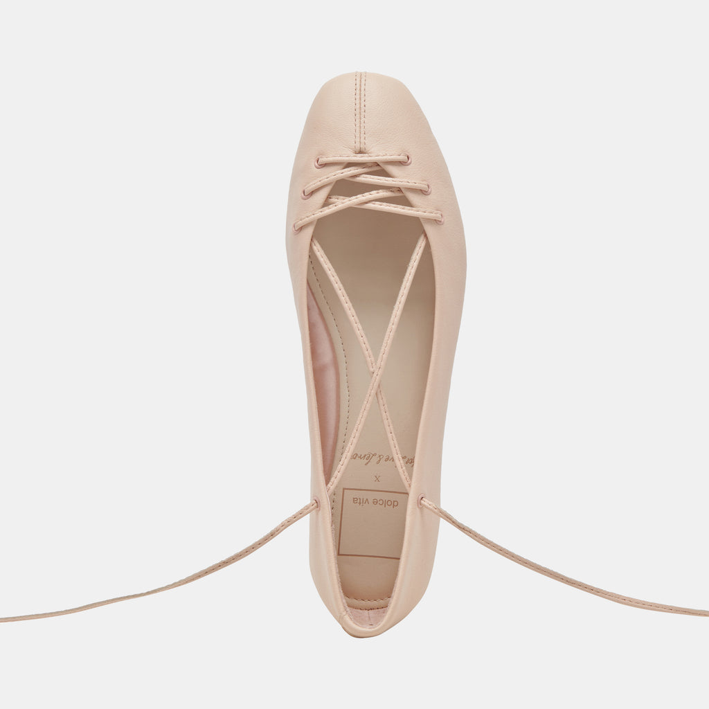 BEATE BALLET FLATS LIGHT PINK LEATHER - image 11