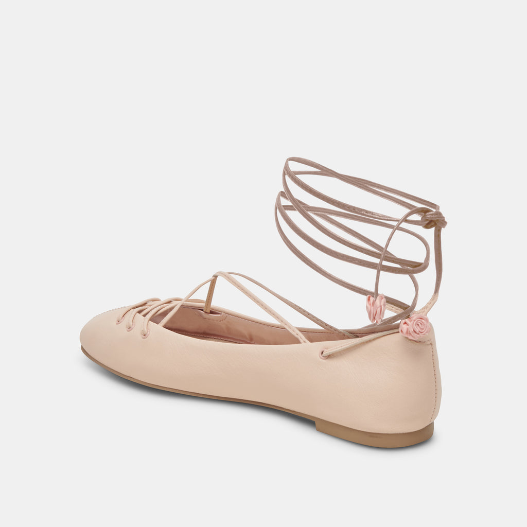 BEATE BALLET FLATS LIGHT PINK LEATHER - image 8