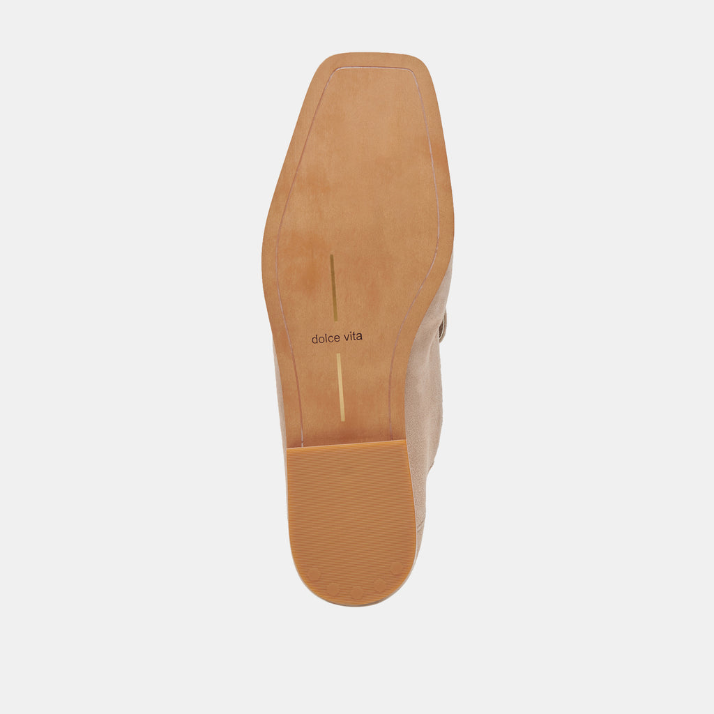 BENY FLATS TAUPE SUEDE - image 9