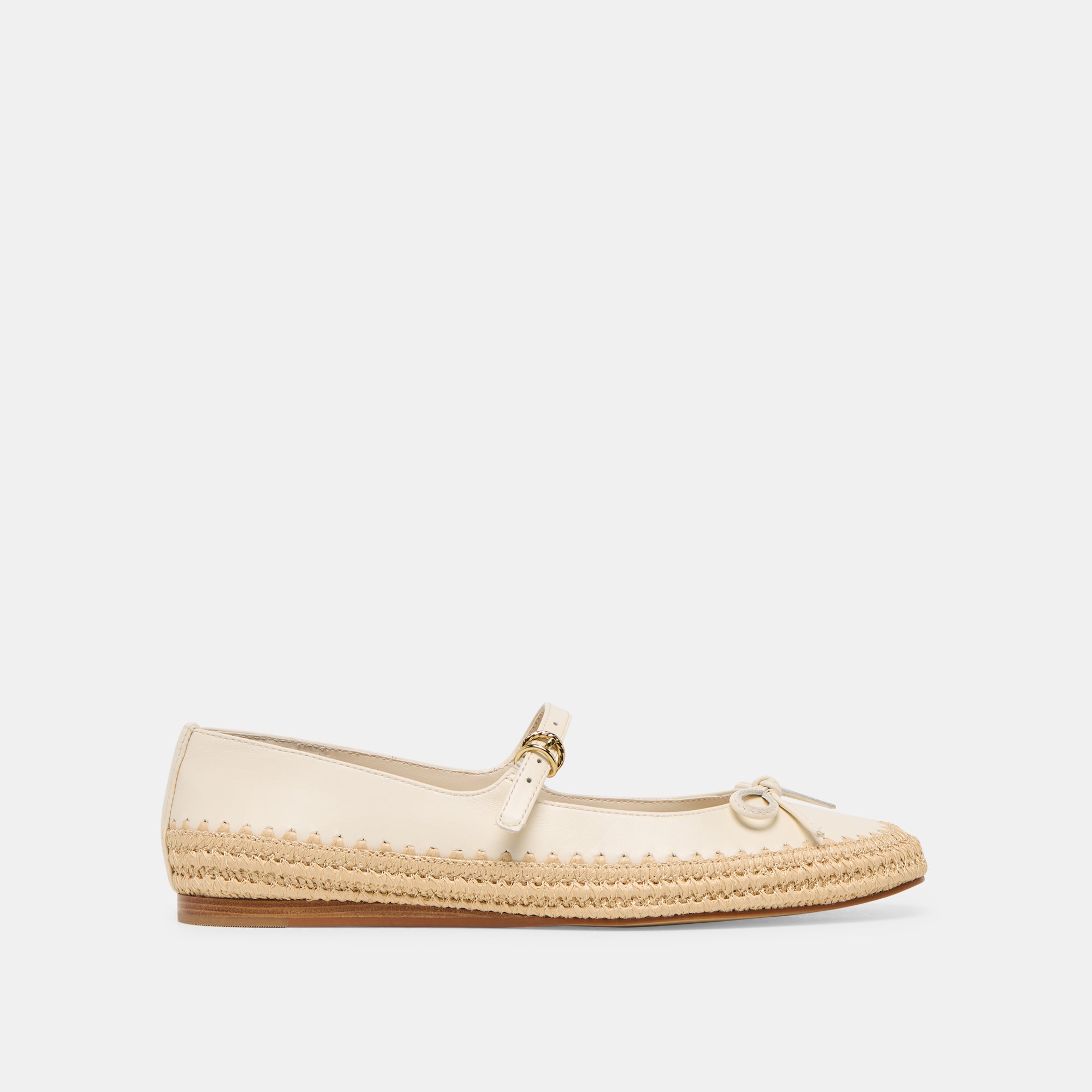 Betony Off White Leather Ballet Flats | Dolce Vita