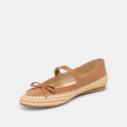 BETONY BALLET FLATS SADDLE LEATHER