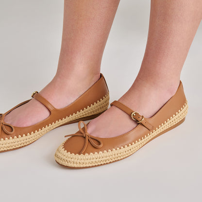 BETONY BALLET FLATS SADDLE LEATHER