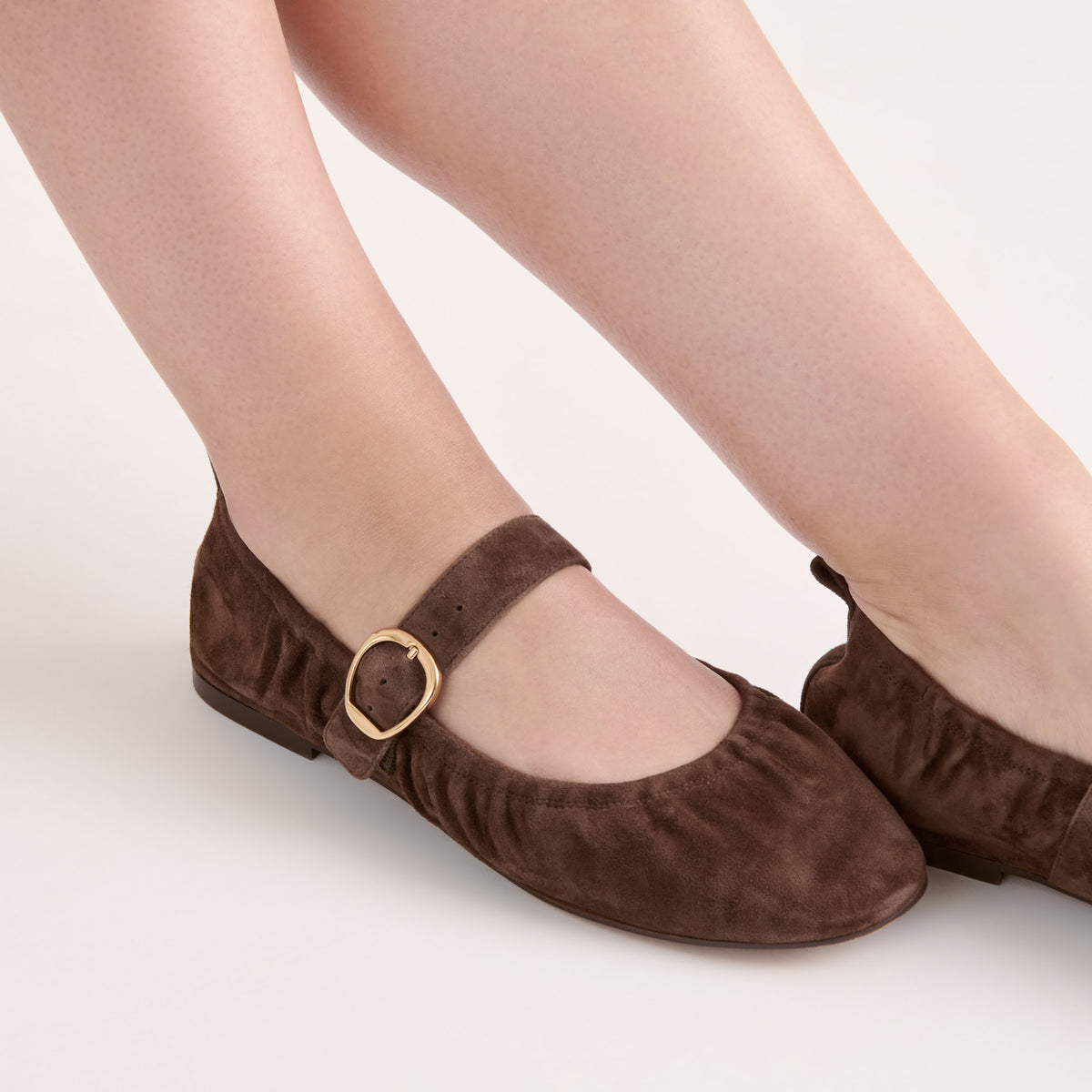 CC 25s Ballet Flats Gray Velvet 297806