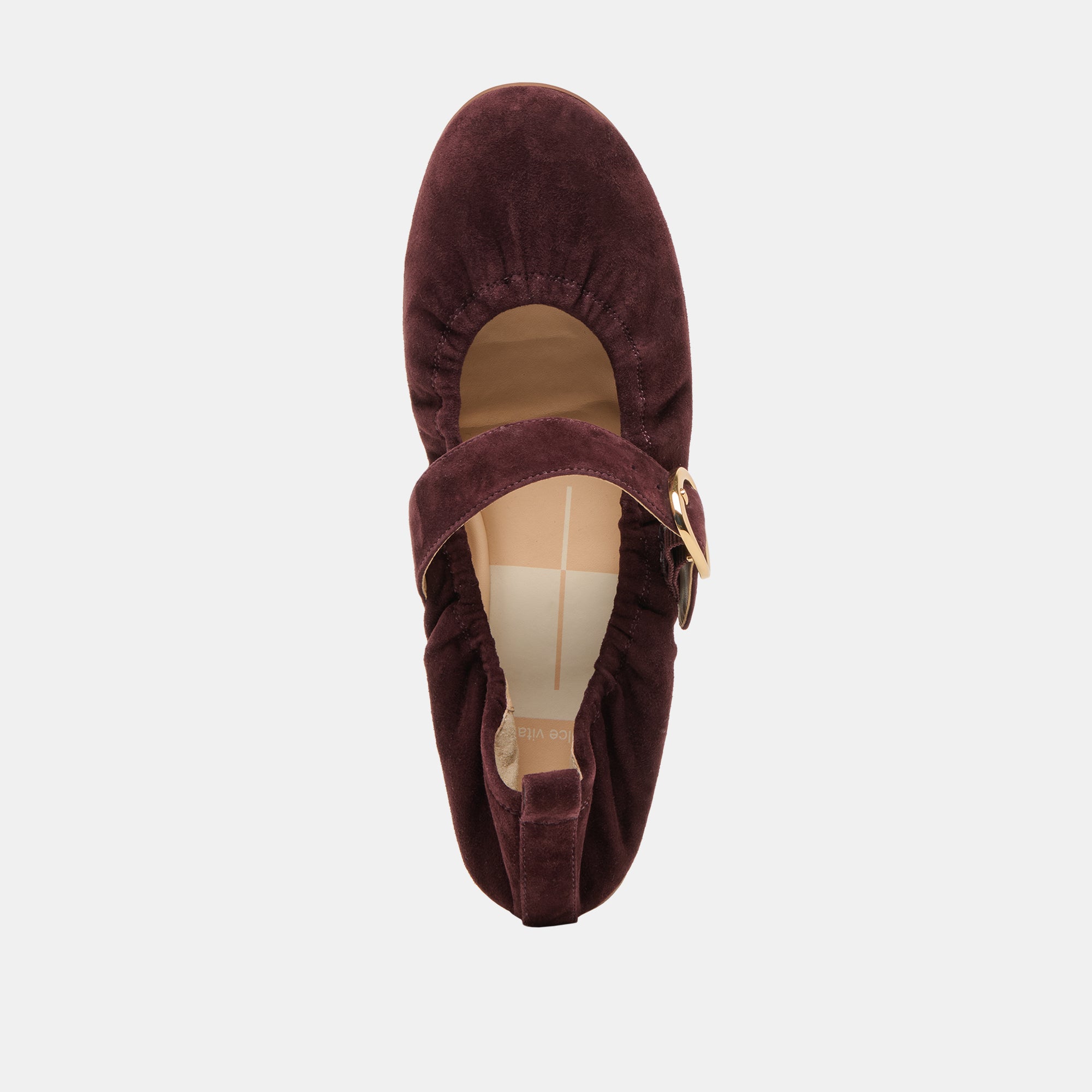 CAELY BALLET FLATS MULBERRY SUEDE