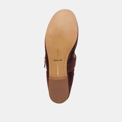 CAELY BALLET FLATS MULBERRY SUEDE