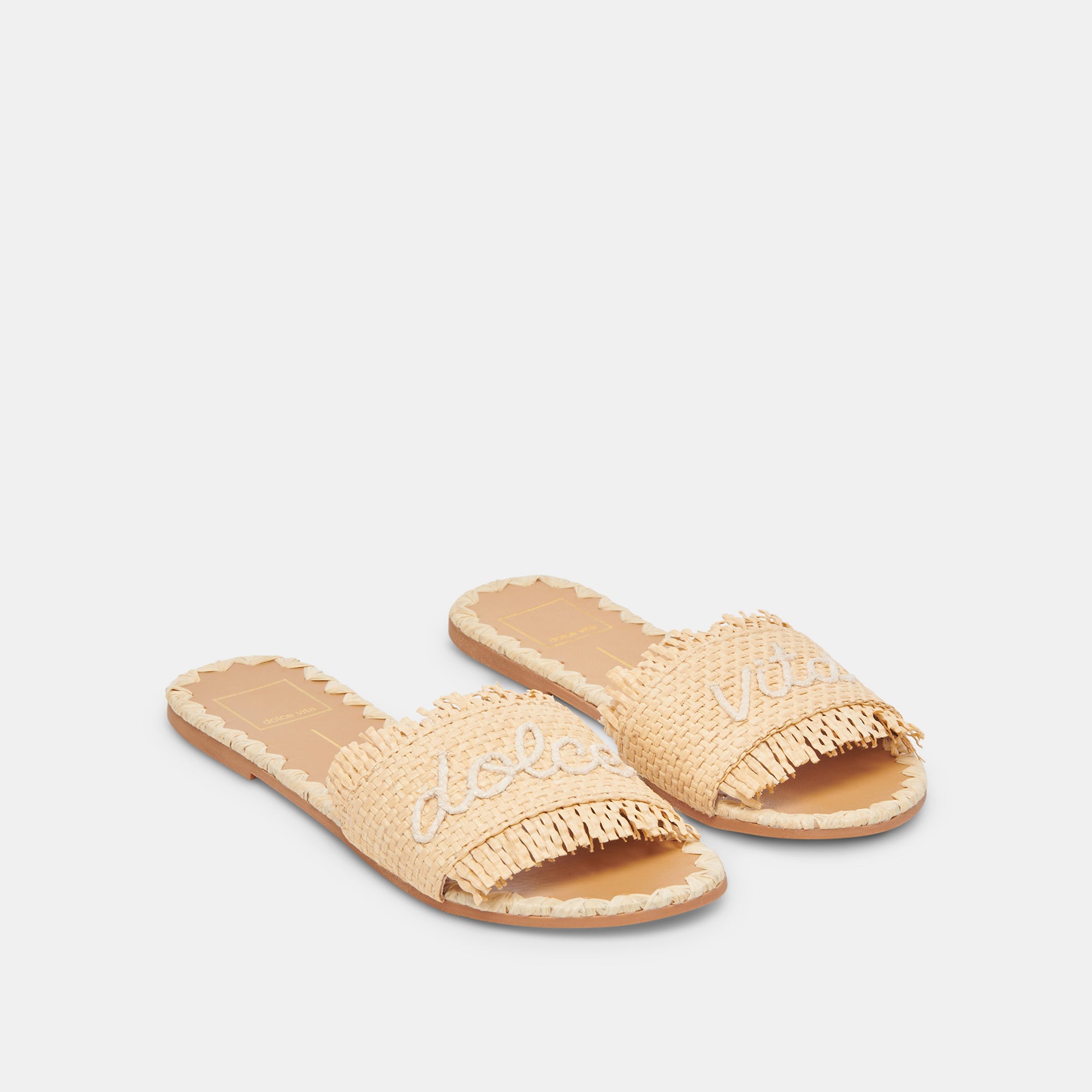Camino Sandals LT Natural Raffia | Women's Size 8.5 | by Dolce Vita