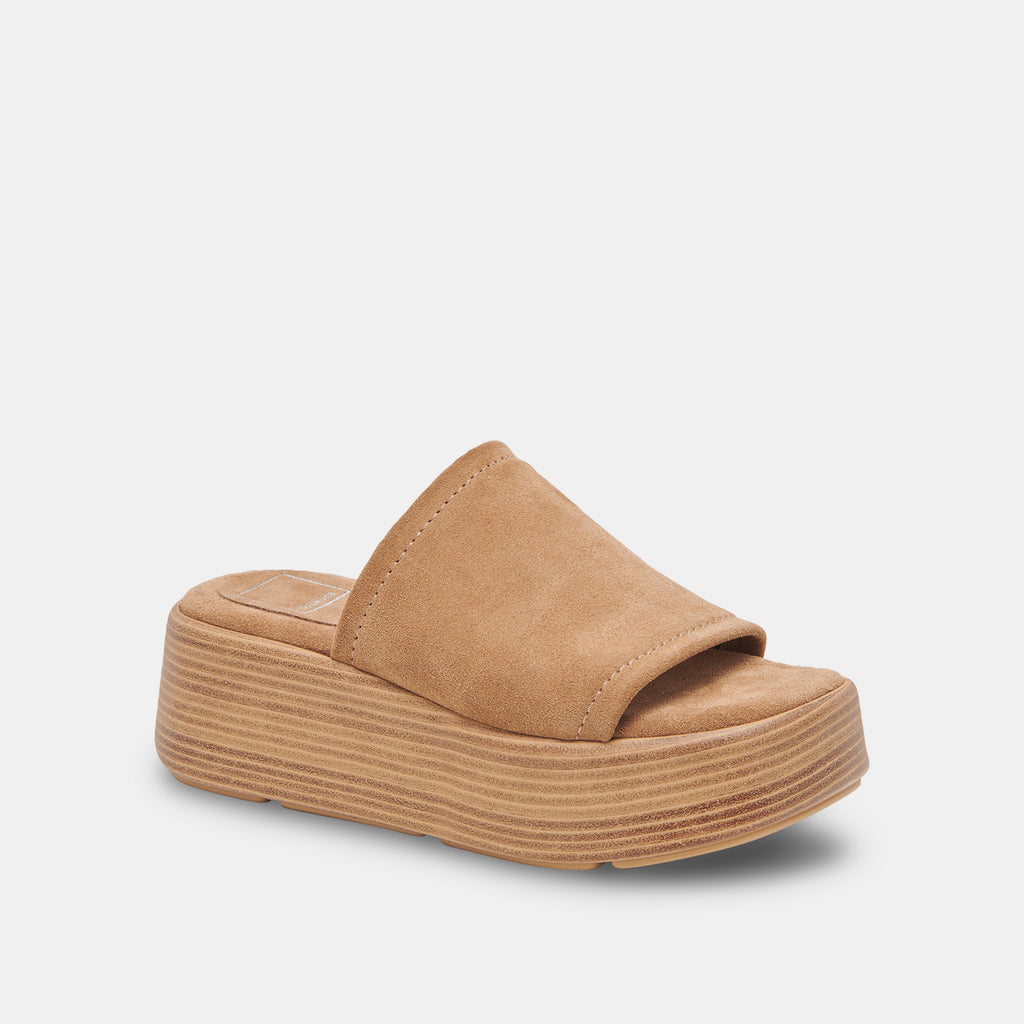 CANAL SANDALS TAUPE SUEDE - image 2