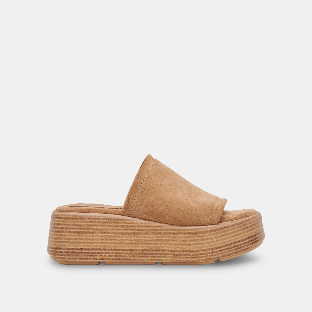 CANAL SANDALS TAUPE SUEDE - image 1