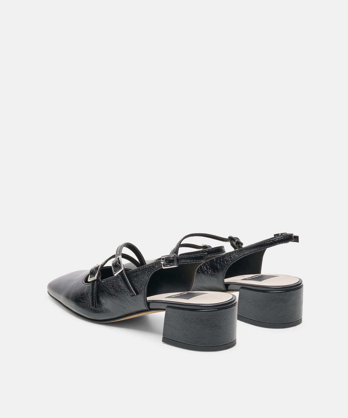 DRIAH HEELS BLACK LEATHER - view 4