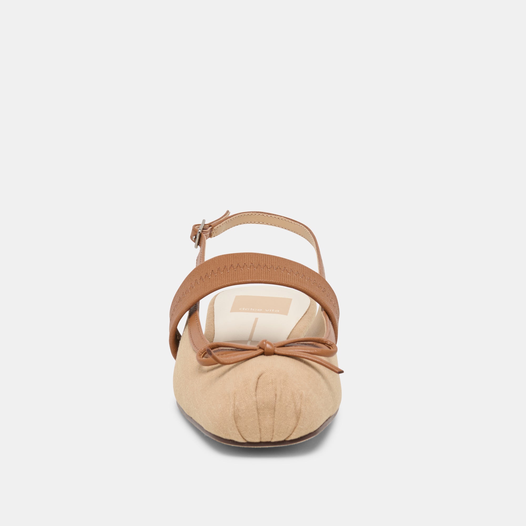 GRIFAN FLATS TAN MULTI FABRIC