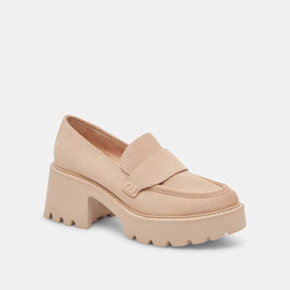 HALONA LOAFERS DUNE SUEDE - re:vita