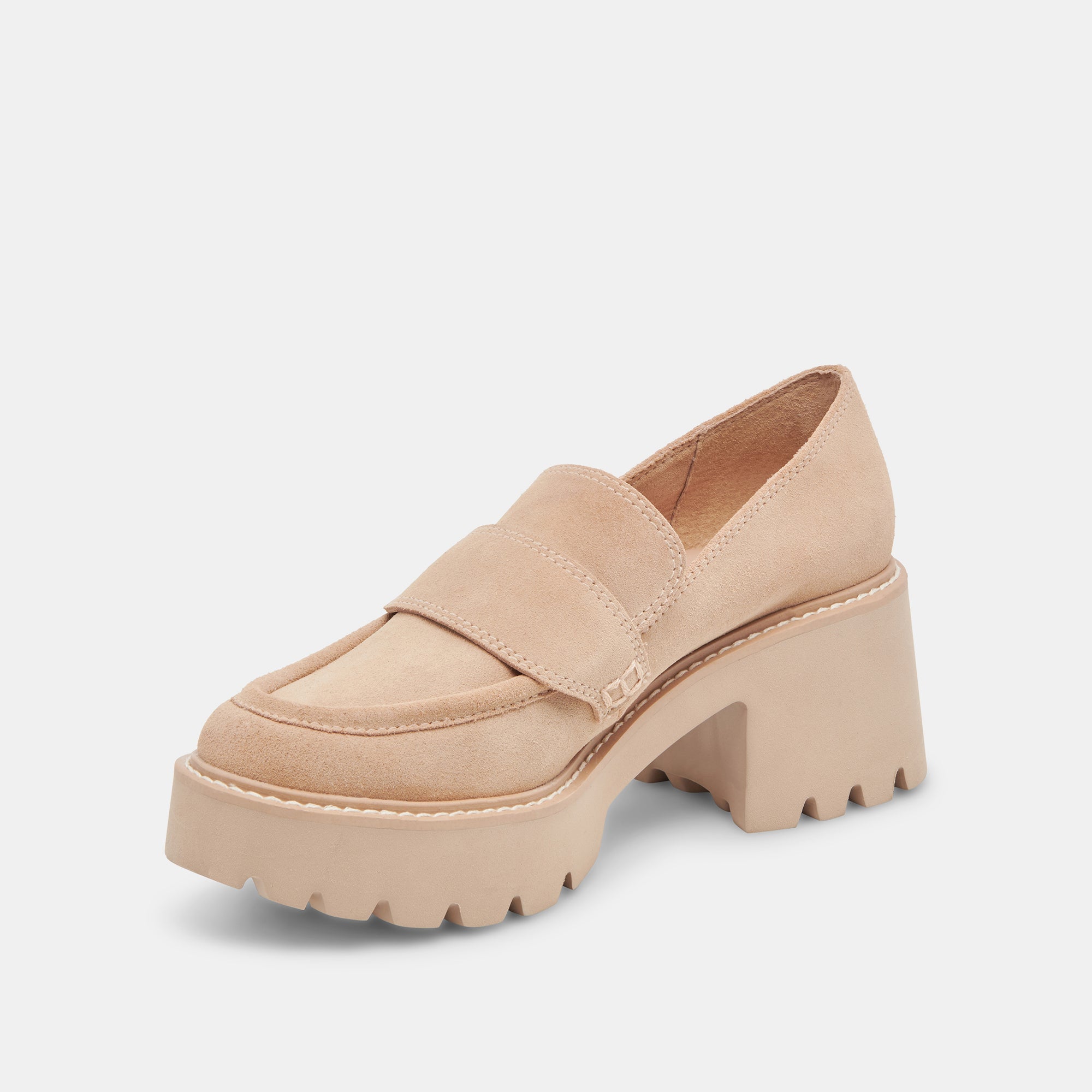 HALONA LOAFERS DUNE SUEDE - re:vita