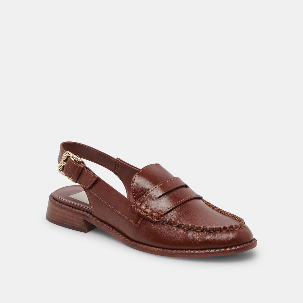 HARDI WIDE LOAFERS BROWN CRINKLE PATENT - image 2