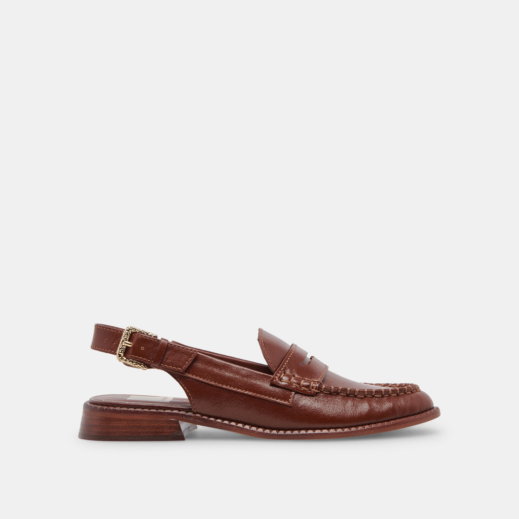 HARDI LOAFERS BROWN CRINKLE PATENT - image 1