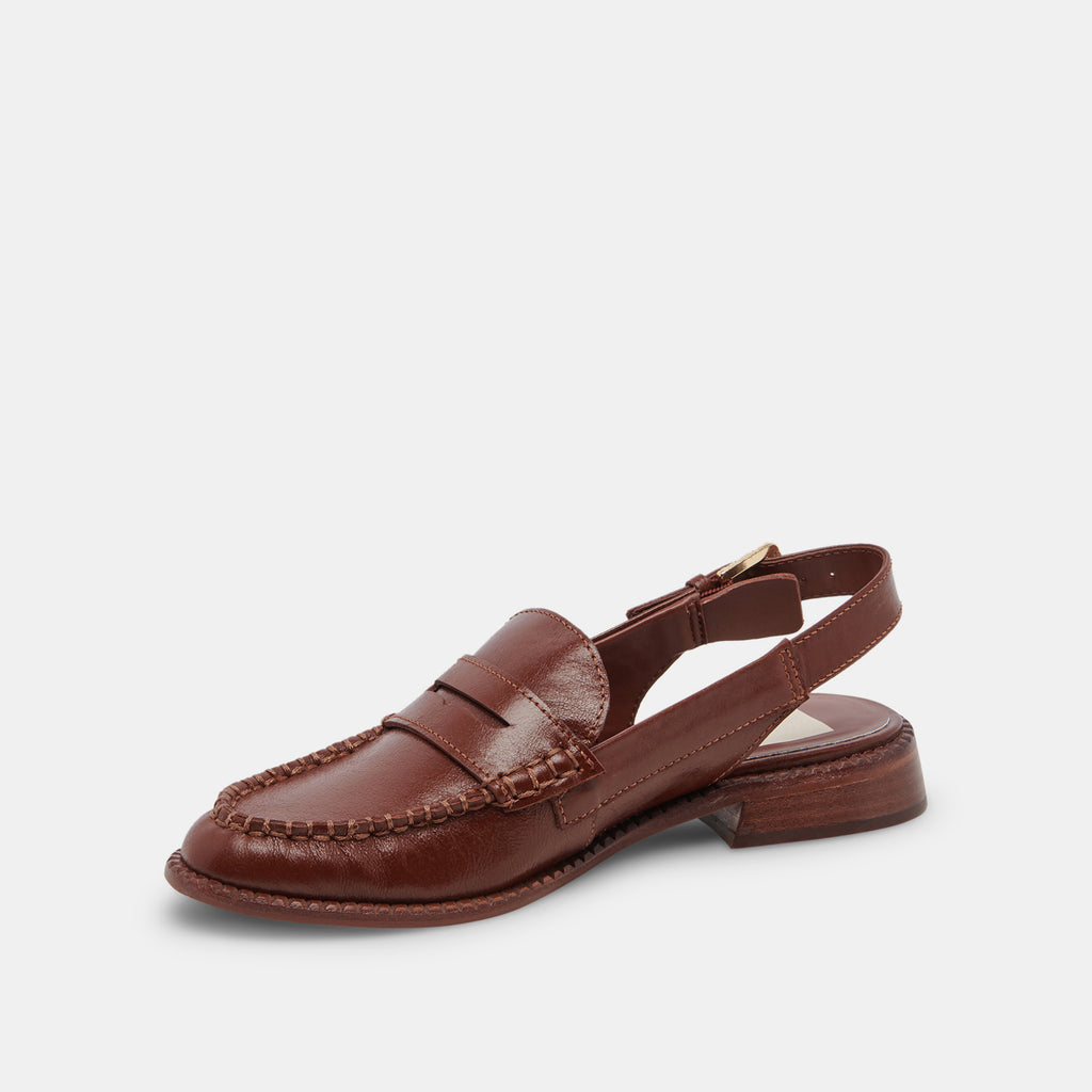 HARDI WIDE LOAFERS BROWN CRINKLE PATENT - image 4