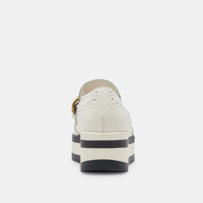JHENEE SNEAKERS WHITE LEATHER - re:vita