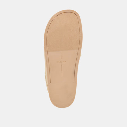 JODERO FLATS ALMOND SUEDE